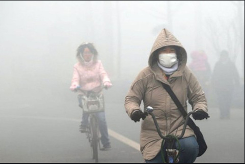 大氣污染了造成灰霾天氣